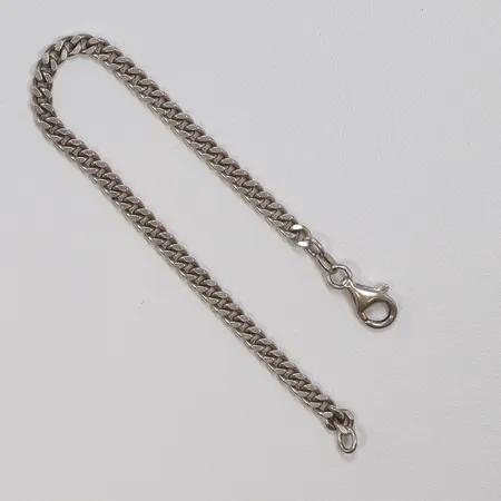 Armband Pansar 19cm bredd 4mm, GHA silver 925/1000 Vikt: 8,5 g