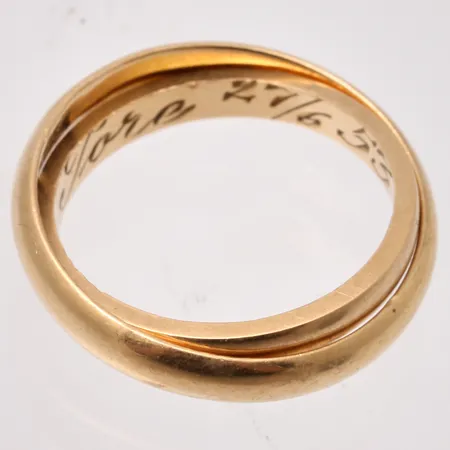 Diverse defekt guld, 18K, vikt 6,34g.