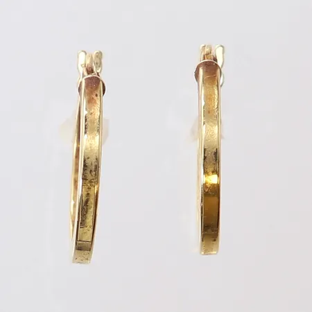 Ett par örhängen creoler, Ø20mm, bredd ca 2mm, Guldfynd, 18K  Vikt: 1,6 g