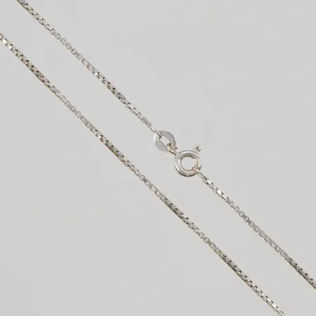 Kedja, venezia, 43,5cm, bredd: 1,1mm, vitguld, 18K, 4,0g.