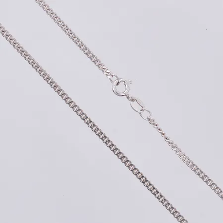 Kedja Pansar, längd ca 70cm, bredd ca 2mm, 925/1000 silver  Vikt: 11 g