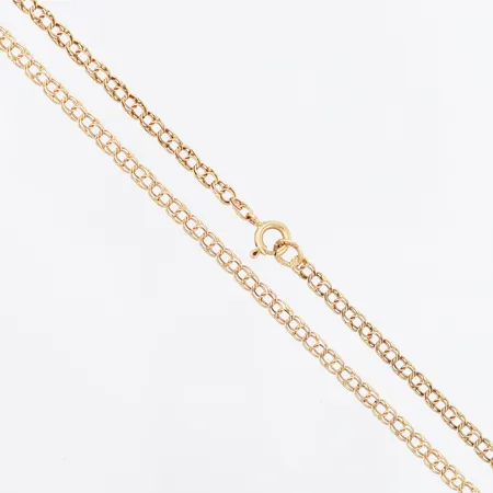 Kedja Bismarck, 42,5cm, bredd: 3mm, 18K Vikt: 4,5 g