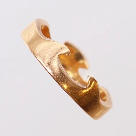 Ring, Georg Jensen, Fusion, stl 16¾/51NK, bredd ca 3-5mm, repig, gravyr, 18K Vikt: 4,7 g