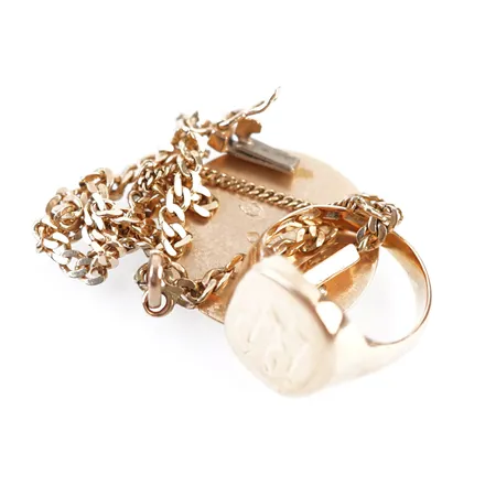 Diverse guld, 18k Vikt: 13,7 g