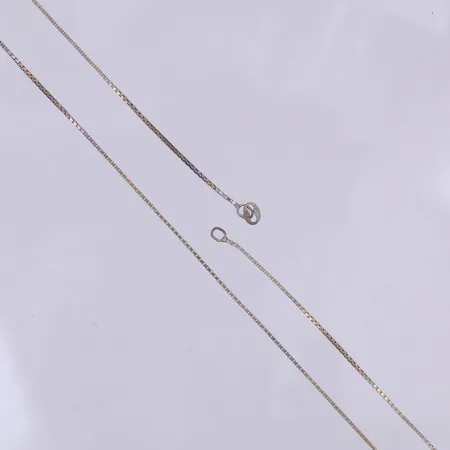 Kedja, Venezia, 51cm, defekt, saknar lås, 925/1000 silver Vikt: 3,1 g