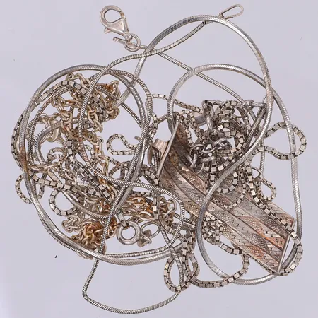 Diverse defekt silver Vikt: 20 g