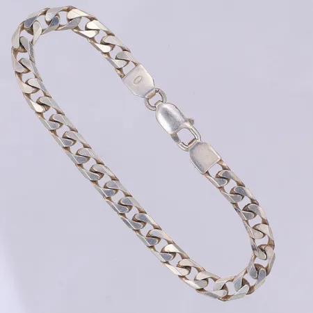 Armband, Pansar, 20cm, bredd 6mm, 925/1000 silver Vikt: 15 g