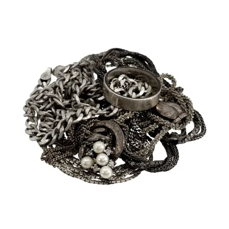 Diverse silversmycken, 925/1000, bruksmärken, defekter/lagning Vikt: 54,8 g