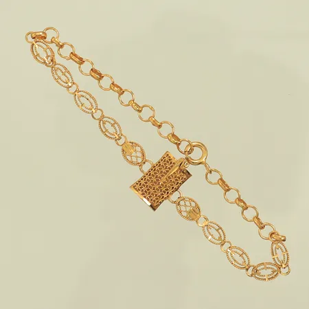 Armband, längd 18cm, bredd 5-15mm, 21K, 4,8g Vikt: 4,8 g