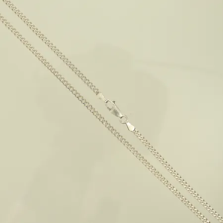 Halskedja, pansar, längd 49cm, Silver 925/1000, 9,4g Vikt: 9,4 g