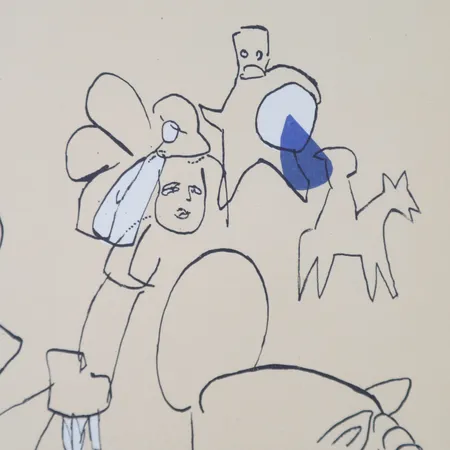 Tavla, litografi, Torsten Jurell, signerad och numrerad 82/110, bildyta, 27x18cm, ej examinerad ur ram. Skickas med postpaket.