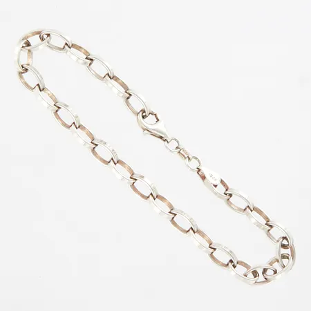 Armband Ankar 19cm, bredd: 5mm,  silver 925/1000 Vikt: 8,1 g