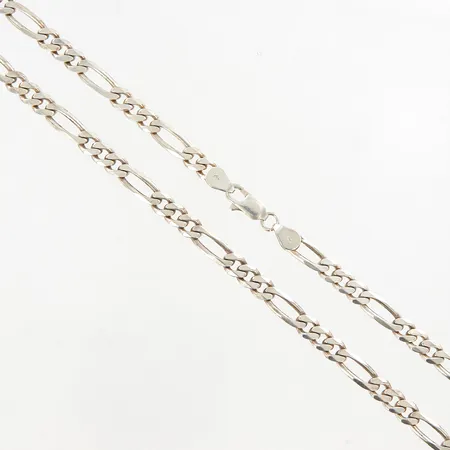 Kedja Figaro, 56cm, bredd 6,5mm, silver 925/1000 Vikt: 38,4 g
