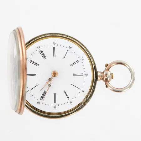 Fickur, Ø35mm, saknar nyckel, innerboett i metall, fungerar ej, silver 830/1000