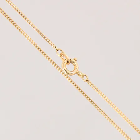 Kedja Pansar, längd 43cm, bredd 1mm, 18K Vikt: 2 g