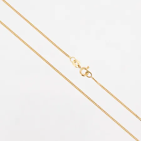 Kedja Pansar, 38cm, bredd 1mm, Balestra, 18K Vikt: 2,4 g