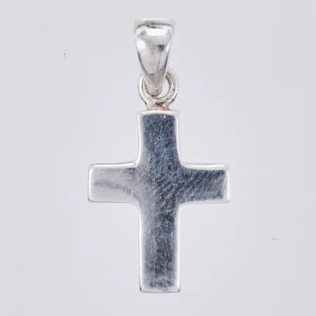Hänge, kors, längd: ca 2cm, bredd: ca 3-9mm, 925/1000, silver Vikt: 1,1 g