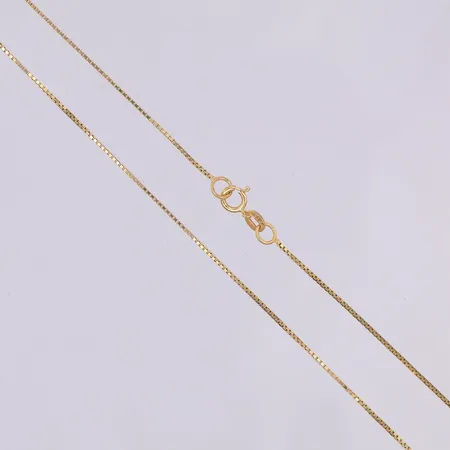 Kedja, Venezia, 46cm, bredd 1mm, 14K Vikt: 2,2 g