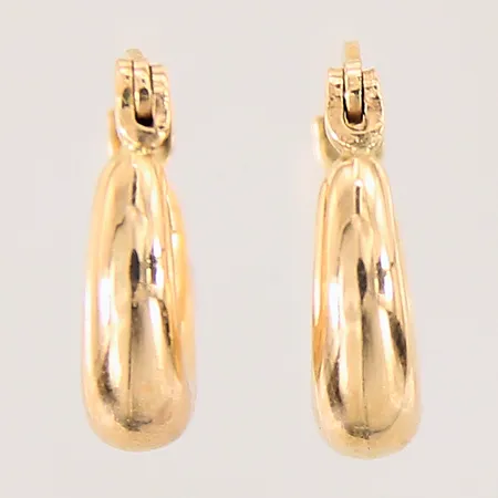 Ett par örhängen, creoler, 15x13mm, 18K Vikt: 1,4 g