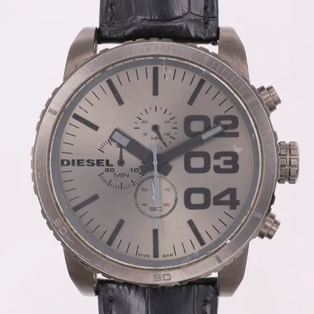Herrur Diesel, Only the brave Ø52mm, dz-4210, läderarmband