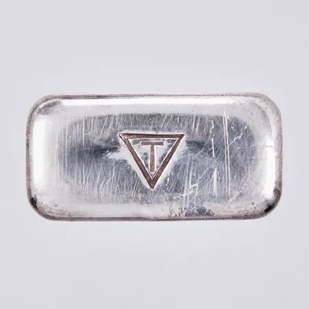 Tacka, längd: ca 5cm, bredd: ca 24mm, Jan Lundgren, 999/1000, silver Vikt: 104 g