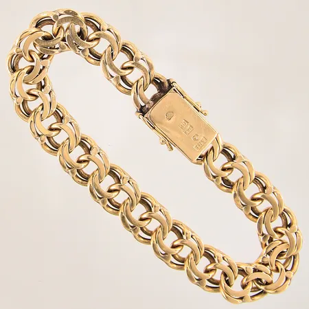 Armband Bismarck, längd 19cm, bredd 10mm, 18K Vikt: 36,3 g