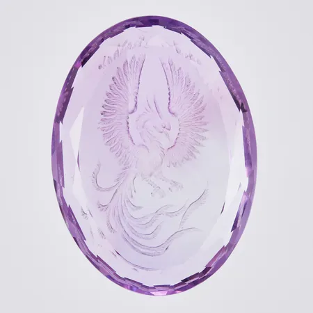 Ametist, längd: 2,5cm, bredd: ca 18mm, ca 25,23ct