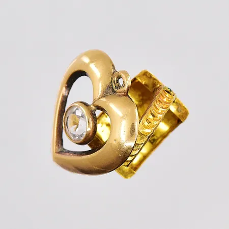 Diverse guld, defekt, sten, 18K Vikt: 2 g