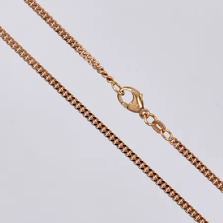 Kedja Pansar, längd ca 50cm, bredd ca 2mm, Balestra, 18K Vikt: 12,2 g