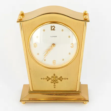 Bordsur Luxor, mekanisk, mässing, 5,5x10,5x15cm, mässing, saknar uppdragsnyckel