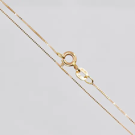 Kedja Venezia, 38cm, bredd 0,5mm, GFAB, 18K Vikt: 1,1 g