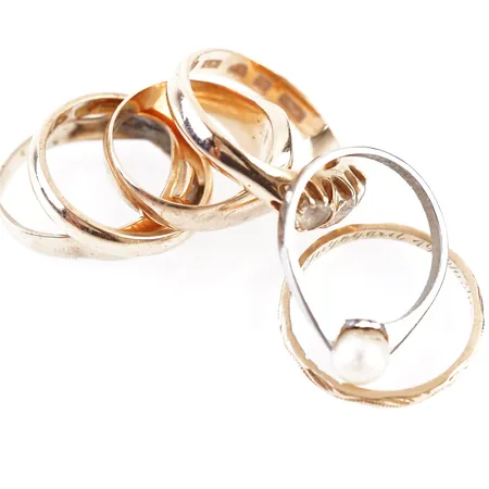 Diverse guld, 18k Vikt: 18,8 g