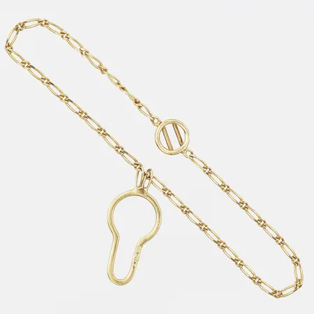 Slipskedja, 10,5cm, 18K Vikt: 2,4 g