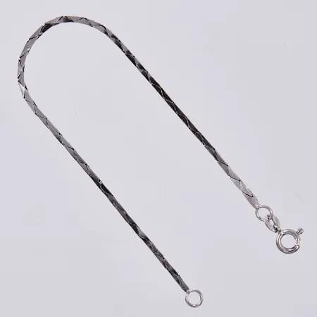 Armband, längd ca 19,5cm, bredd ca 3mm, ITALY, 925/1000 silver  Vikt: 4,5 g
