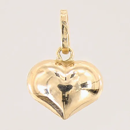 Hänge, hjärta, 13x9,5mm, 14K Vikt: 0,4 g