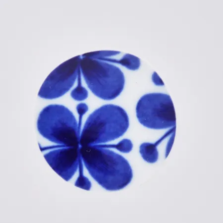 Brosch Rörstrand Mon Amie, Ø ca 4cm, porslin