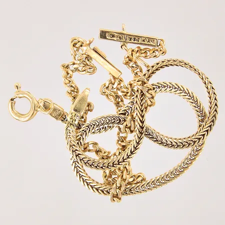 Diverse guld, ojämnheter, gravyr, 18K  Vikt: 6,5 g