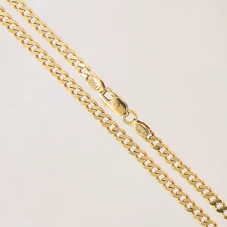 Kedja Pansar, längd 50cm, bredd 3,5mm, 18K Vikt: 19,3 g