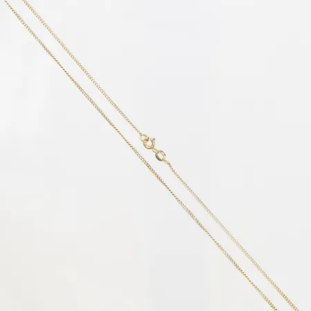 Kedja, Pansar, Balestra, längd: 45 cm, bredd: 1,5 mm, 18K guld. Vikt: 3,3 g