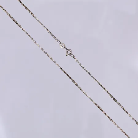 Kedja, Venezia, 54,3cm, bredd 1mm, ojämn, 925/1000 silver Vikt: 3,7 g
