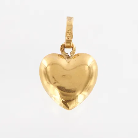Hjärta hänge, 9x15mm, 18K Vikt: 0,3 g