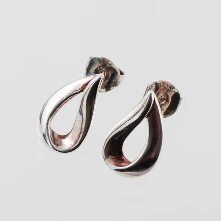 Parörhängen , höjd ca 15mm, Guldfynd, silver Vikt: 2,2 g