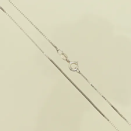 Halskedja venezia, 37cm bredd 1mm, silver 925/1000-delar 2,3g