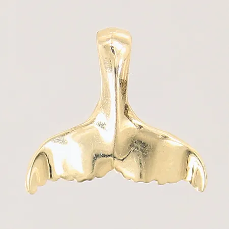 Hänge, valfena, 15x17mm, 14K Vikt: 0,9 g