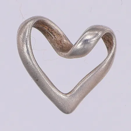 Hänge, hjärta, 15mm, saknar stämplar, silver Vikt: 1,1 g