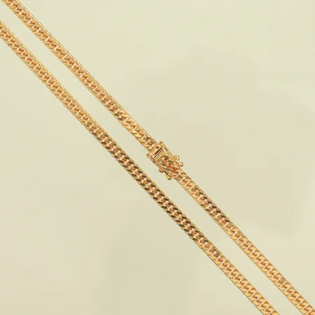 Halskedja pansar 45cm bredd 3,5mm, 18K Vikt: 22,6 g