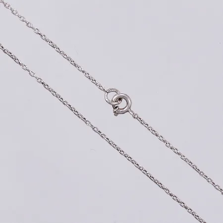 Kedja längd ca 44,5cm, bredd ca 1mm, silver Vikt: 2,1 g