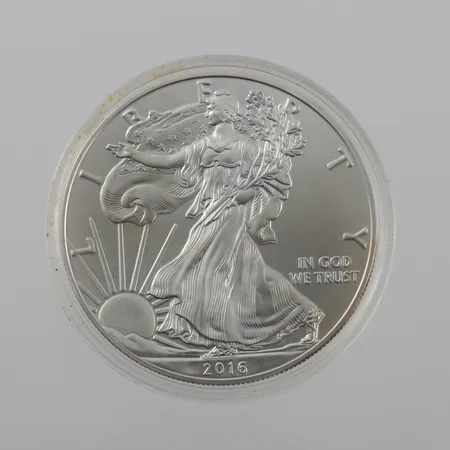 Samlarmynt, USA 1 dollar, 2016, 999/1000 silver Vikt: 31,2 g