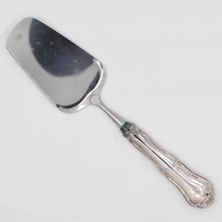 Tårtspade, längd 23cm, stål blad, personlig gravyr, silver 830/1000 Vikt: 71,9 g