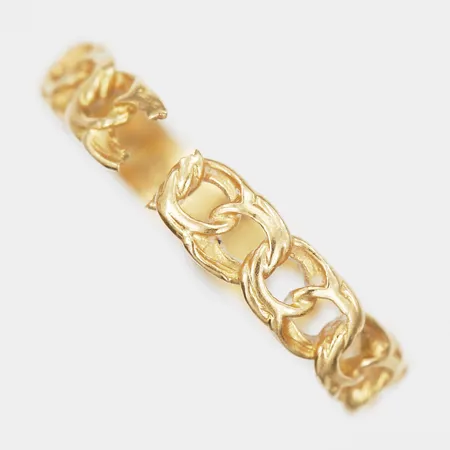 Ring, defekt, 18K  Vikt: 1,7 g